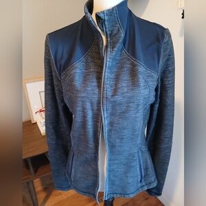 Lululemon Forme Jacket in Slub Denim /Inkwell - Rare! Luon Size 12